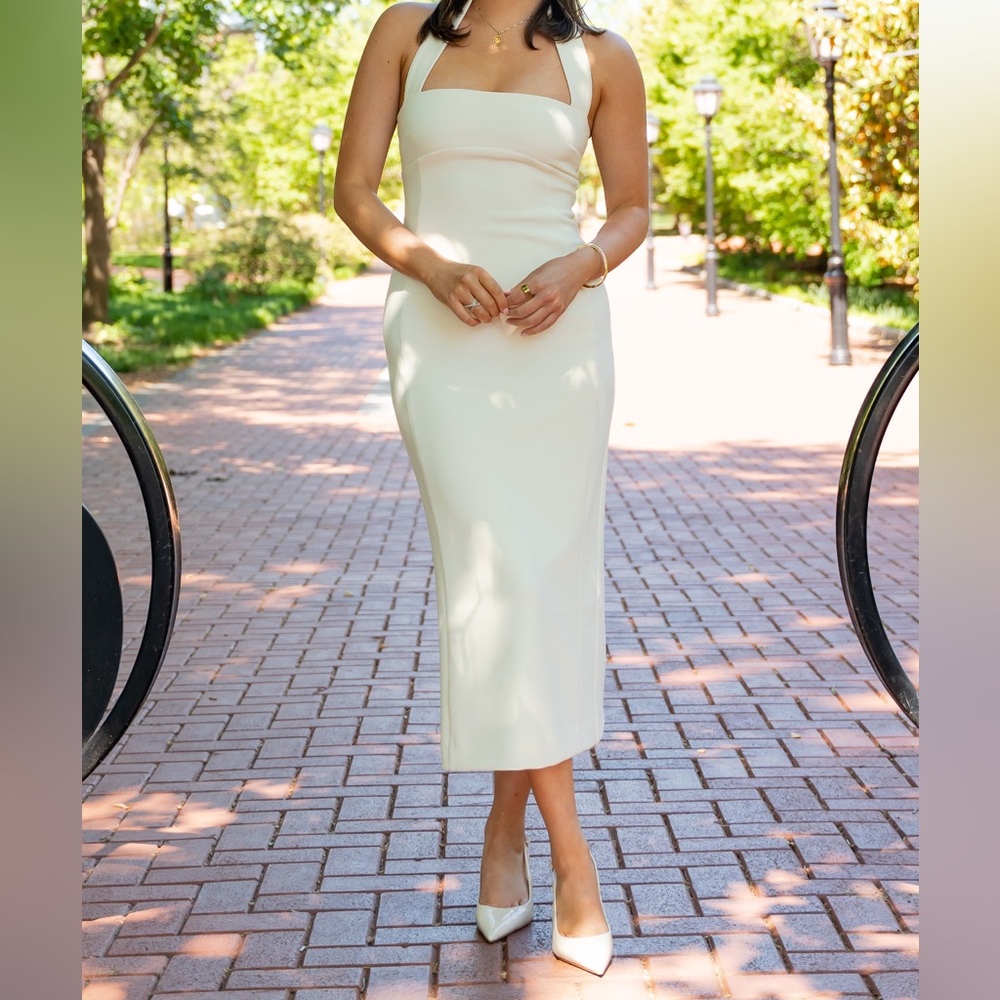 Meshki Ivory Midi Dress